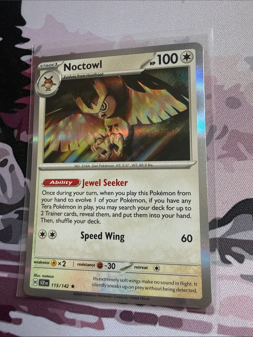 Hoothoot Noctowl Reverse Holo Holo Evolution Pokémon Card Lot TCG ✨5/$25✨